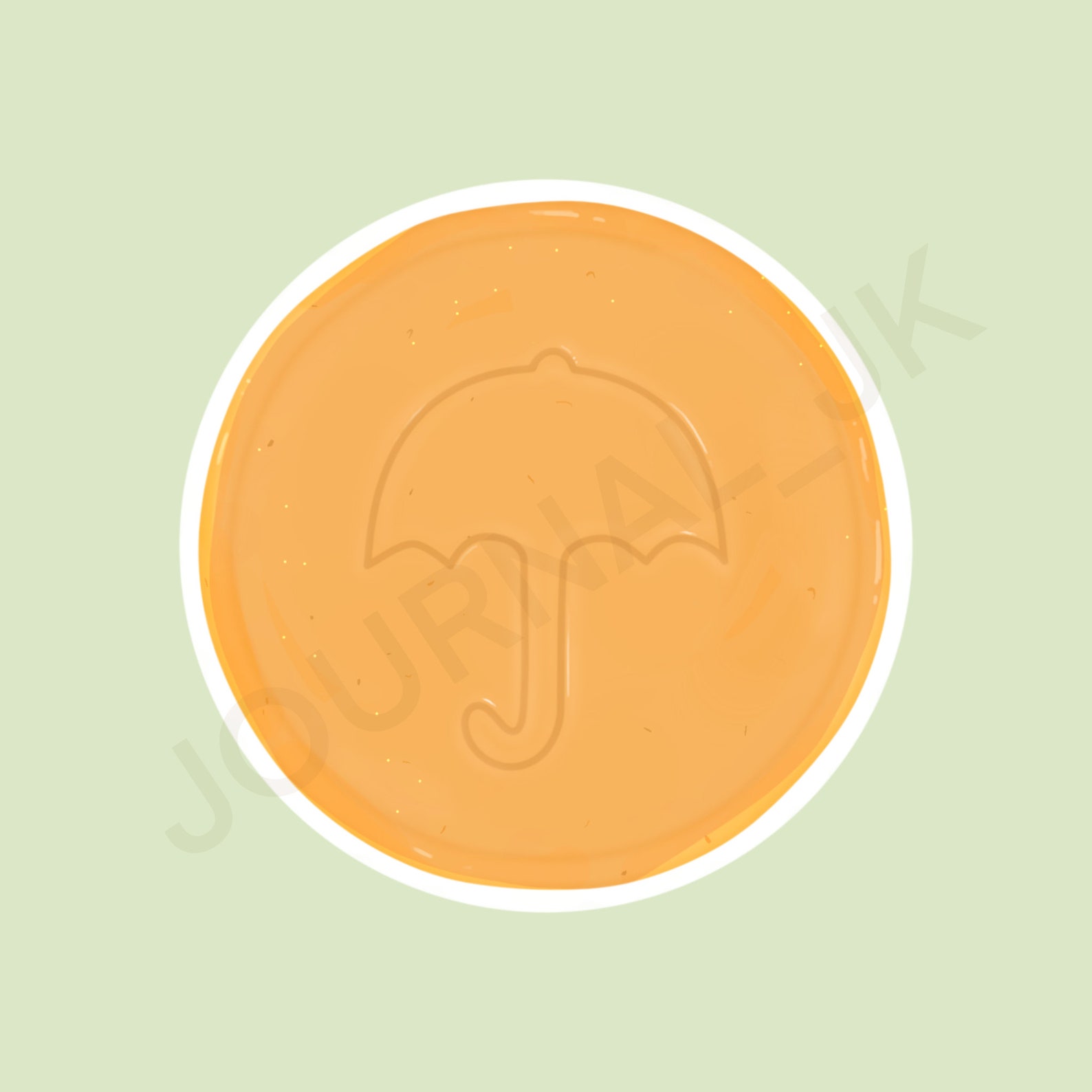 Dalgona Sticker Korean Snack Food Squid Game Inspired | Etsy