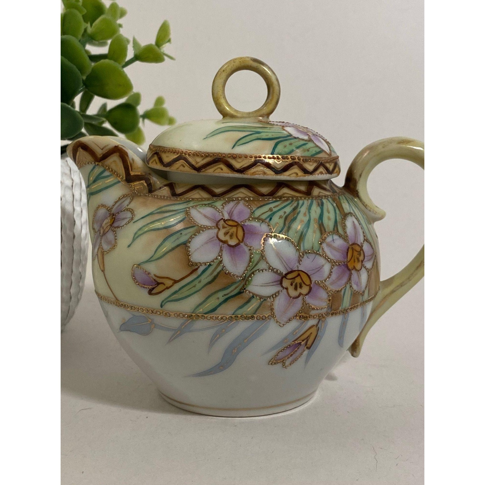 Nippon Japanese Hand Painted Creamer Vintage Etsy.de
