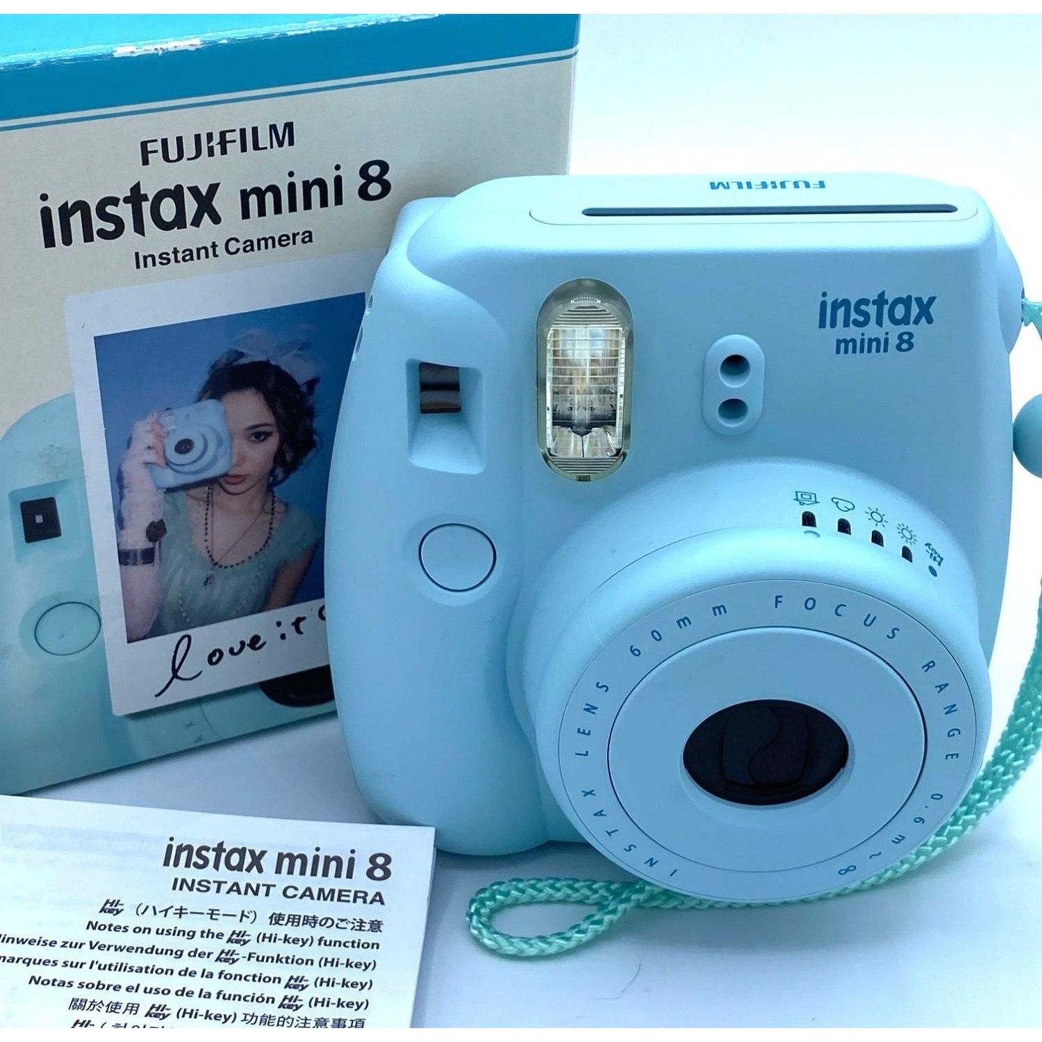 Fujifilm INSTAX Mini 8 Instant Camera (Blue) (Discontinued by Manufacturer)