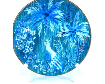 Pier One Blue Bird Salad Plate/ Replacement/Retired/Porcelain /One Plate/