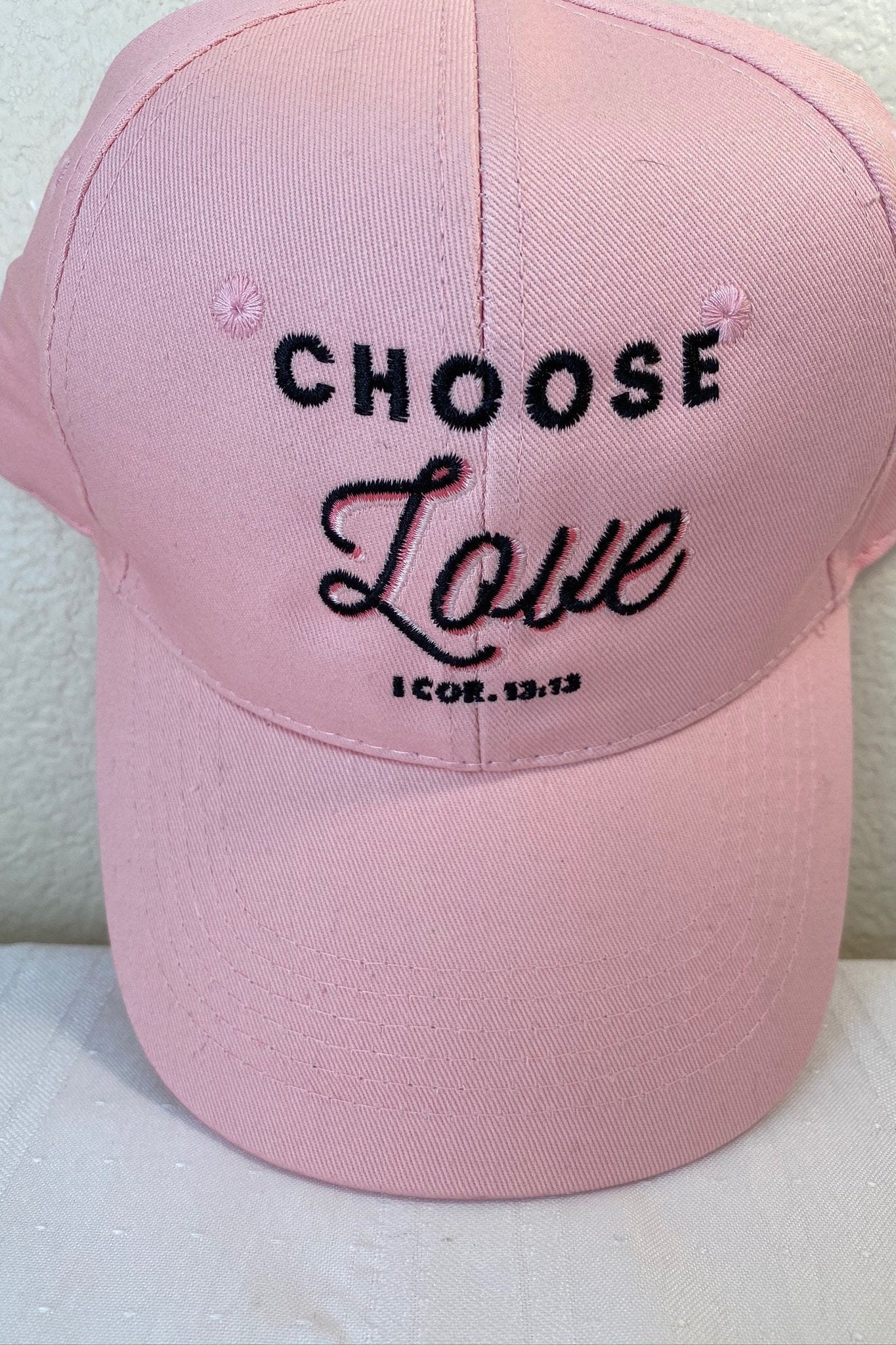 Elija Love Inspirational Women's Pink Baseball Cap Etsy España