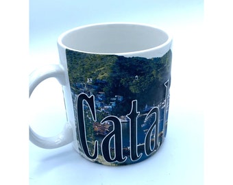 Catalina Island 3D Relief Designed Coffee Mug by Americaware