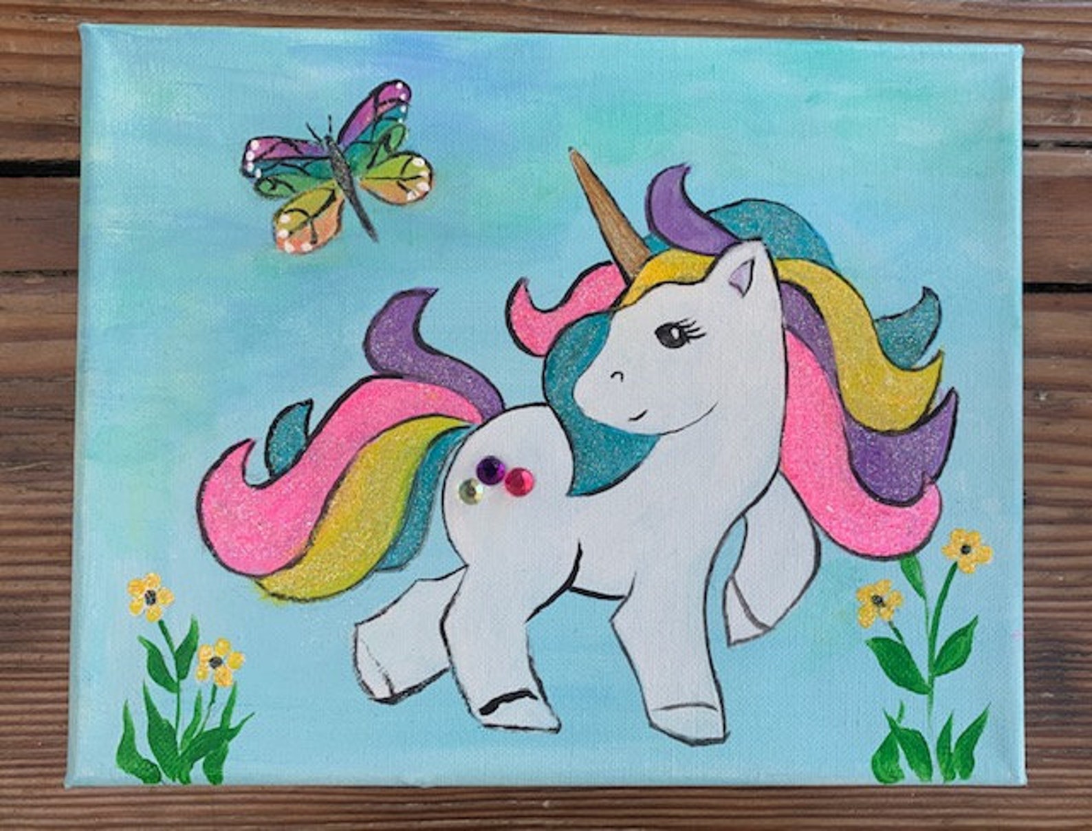 Unicorn painting kits canvas painting kits for kids DIY Etsy België