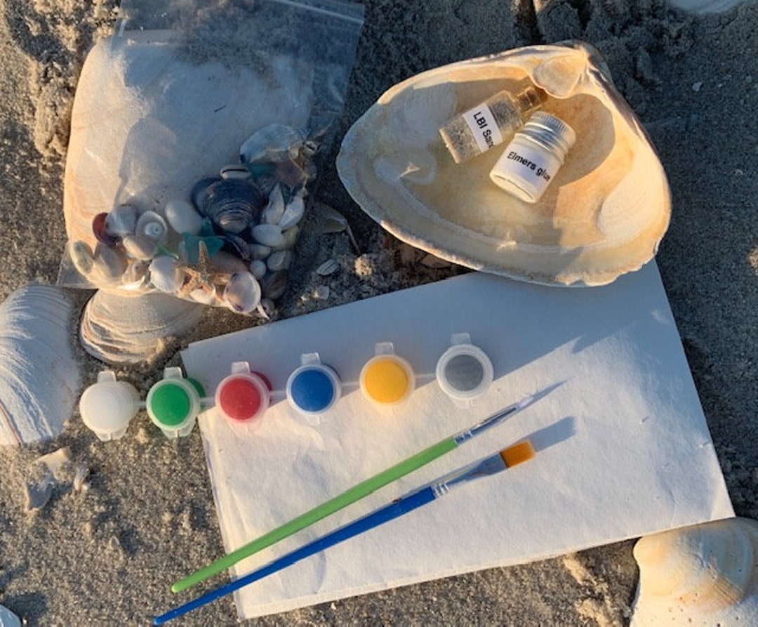 Kids Sea Shell Painting Kit - Arts & Crafts Gifts for Boys and Girls -  Craft Activities Kits - Creative Art Activity Gift Toys for Age 4, 5, 6, 7,  8