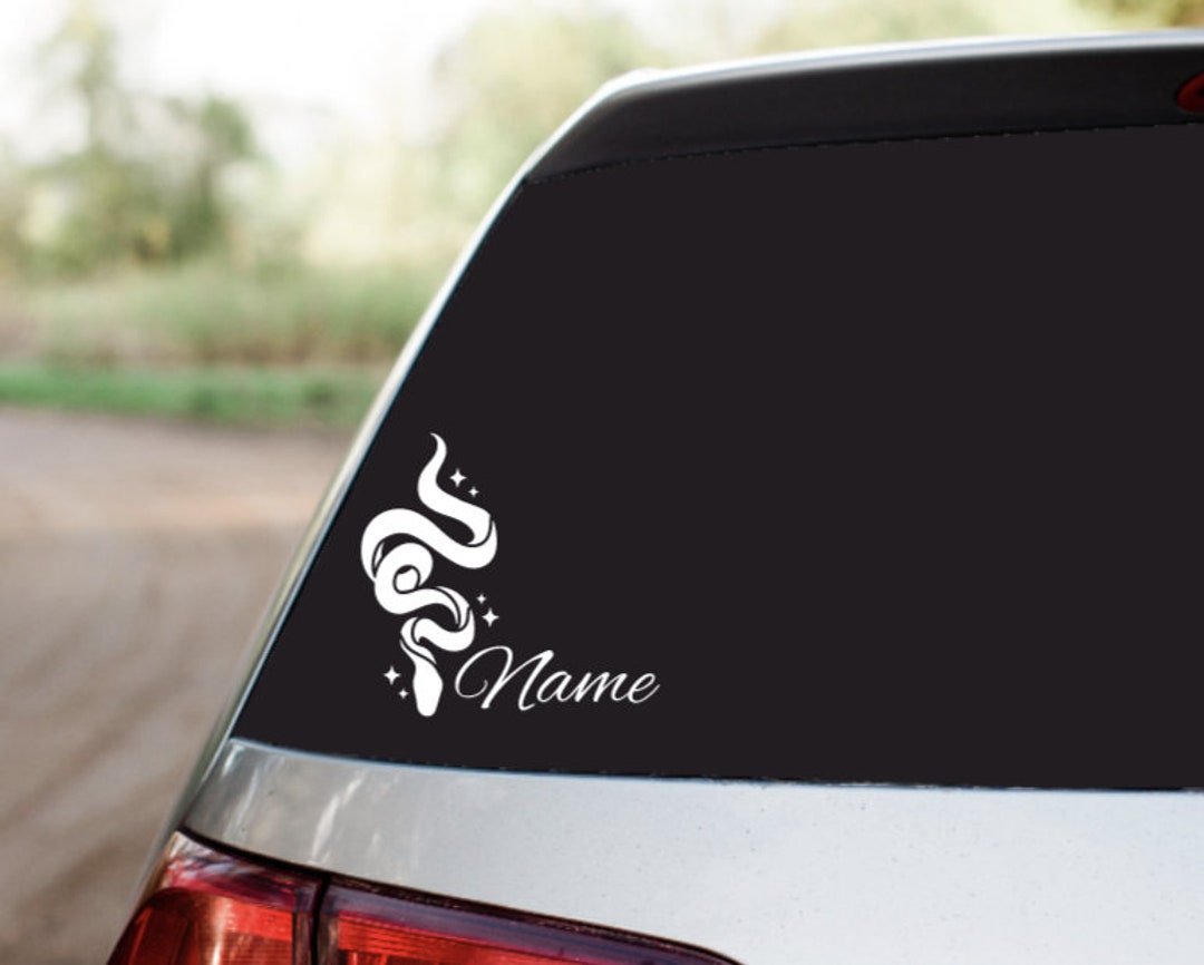 Custom Snake With Stars Vinyl Sticker Decal - Etsy