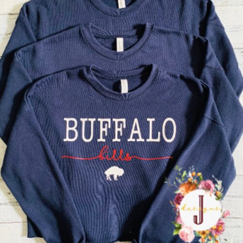 Buffalo Bills Cropped Crewneck Sweatshirt - Etsy