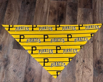 Yellow Pittsburgh Pirates Pet Bandana