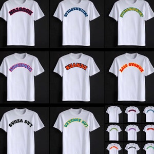 Upside-Down NFL Grafik-T-Shirt AFC Chiefs, Texans, Ladegeräte, Broncos, Colts, Raiders, Titans, Jaguars