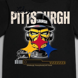 Grafik Pittsburgh Fußball-T-Shirt, Vintage Pittsburgh Fußball, Trendy Steeler Fußballfan Geschenk, Pitt Spieltag Shirt, Vintage Steeler