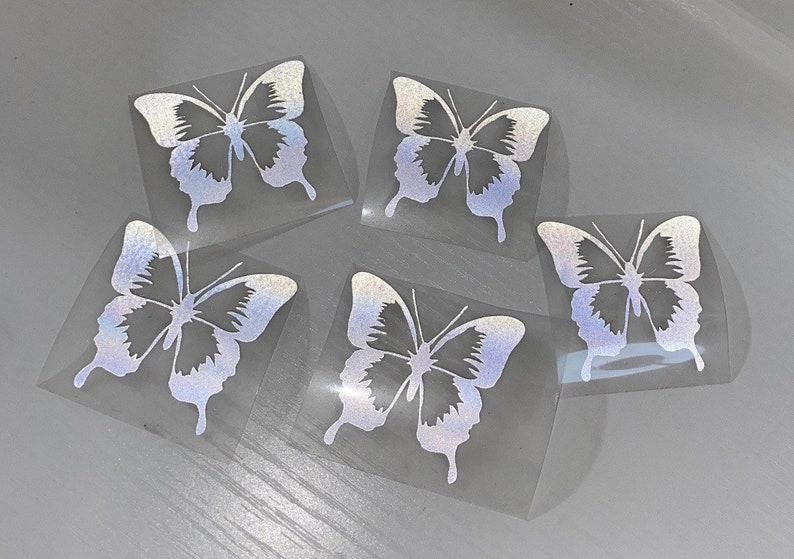 3M Reflective Iron on Vinyl Butterfly Stencils for Clothing & | Etsy