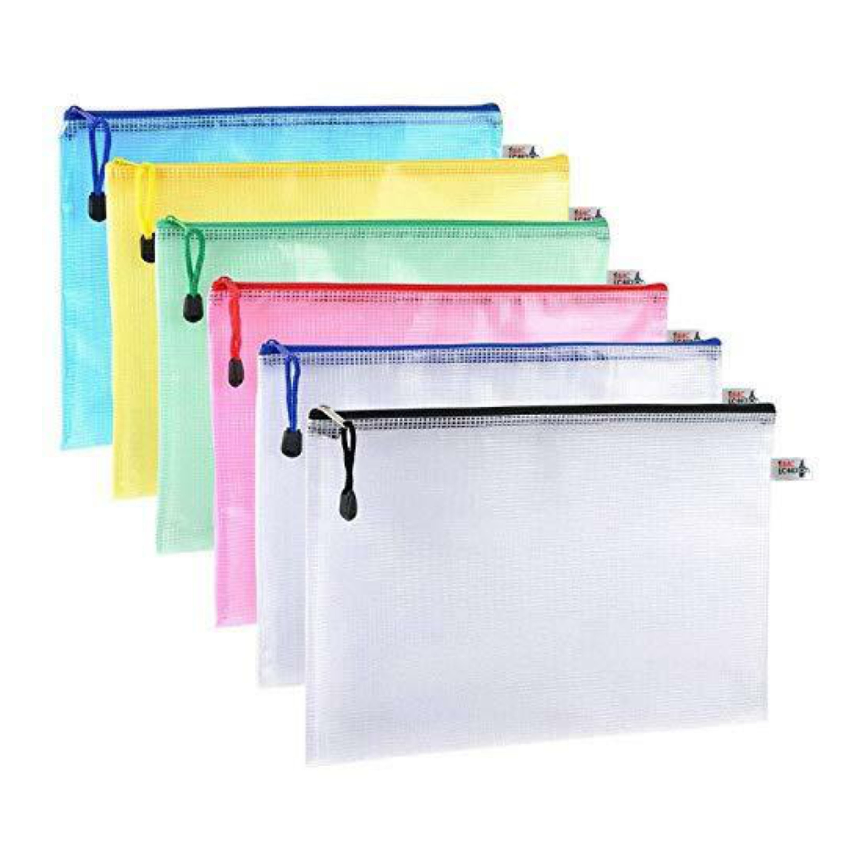 A4/A5/A6 Mesh Zipper Pouch Document Bag Children's puzzle piece storage bag  Zip File Folders