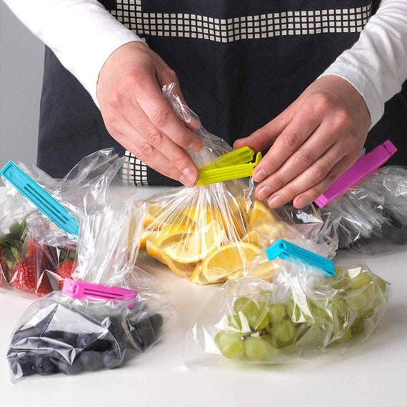Bag Sealing Clips Food Storage Clips, Colorful Multipurpose Sealing Bag  Clips for Storing Groceries, Cupboard Fridge Freezer Storage 