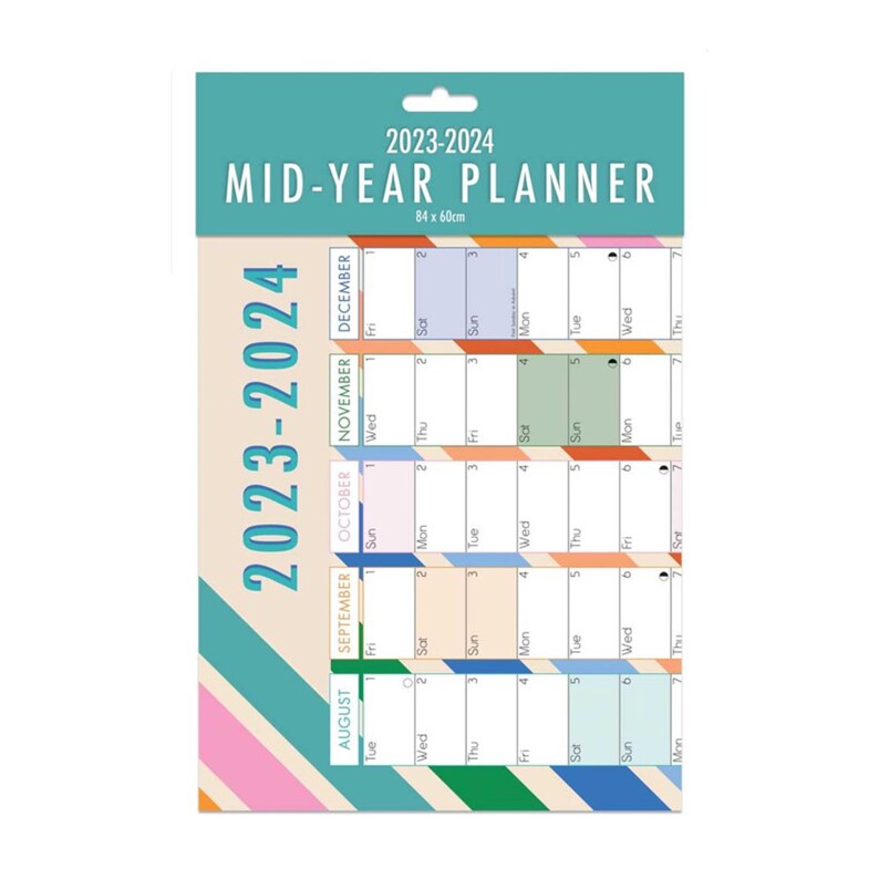 20232024 Academic Year Wall Planner Calendar Organiser Etsy UK