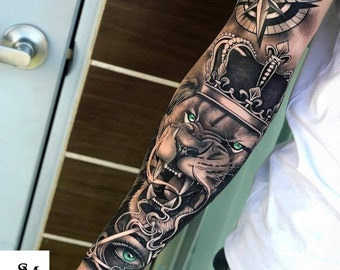 Custom Tattoo Drawing Fullhalf Sleeve Unique Tattoo Design Etsy