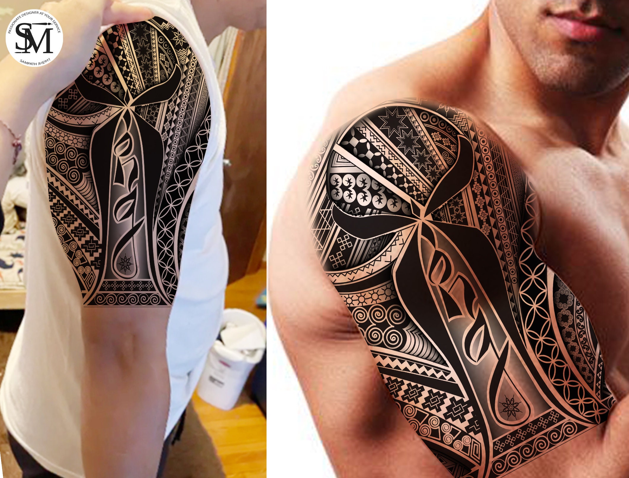 Custom Tattoo Design tribalpolynesian Custom Art unique - Etsy Finland