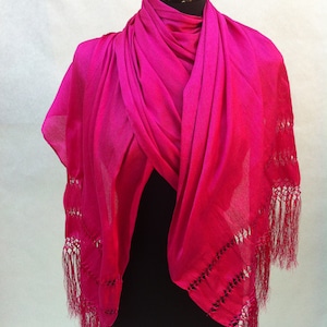 Mexikanische Rebozo, Schultertuch, Wrap, Schal. Hergestellt in Mexiko