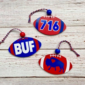 Buffalo 716 Ornament, Buffalo love, gift for Buffalo fan, 716 hometown Christmas ornament, buffalo NY love