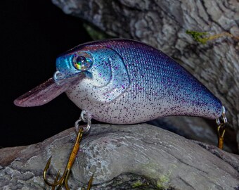 Handbemalter 'Blue Smoke Pearl' Classic 2.5 Square-bill Crankbait