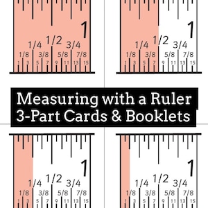 Ruler and Tape Measurement in decimal and fraction