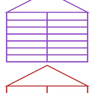 Montessori Bead Houses Printable Primary Math Activity Preschool Math image 6