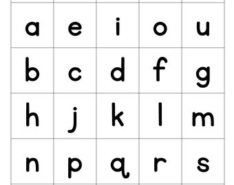 Red & Black Print Movable Alphabets | Montessori | Elementary Language | Digital Printable