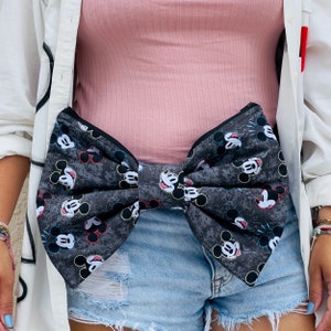 Minnie mouse bow fanny pack top