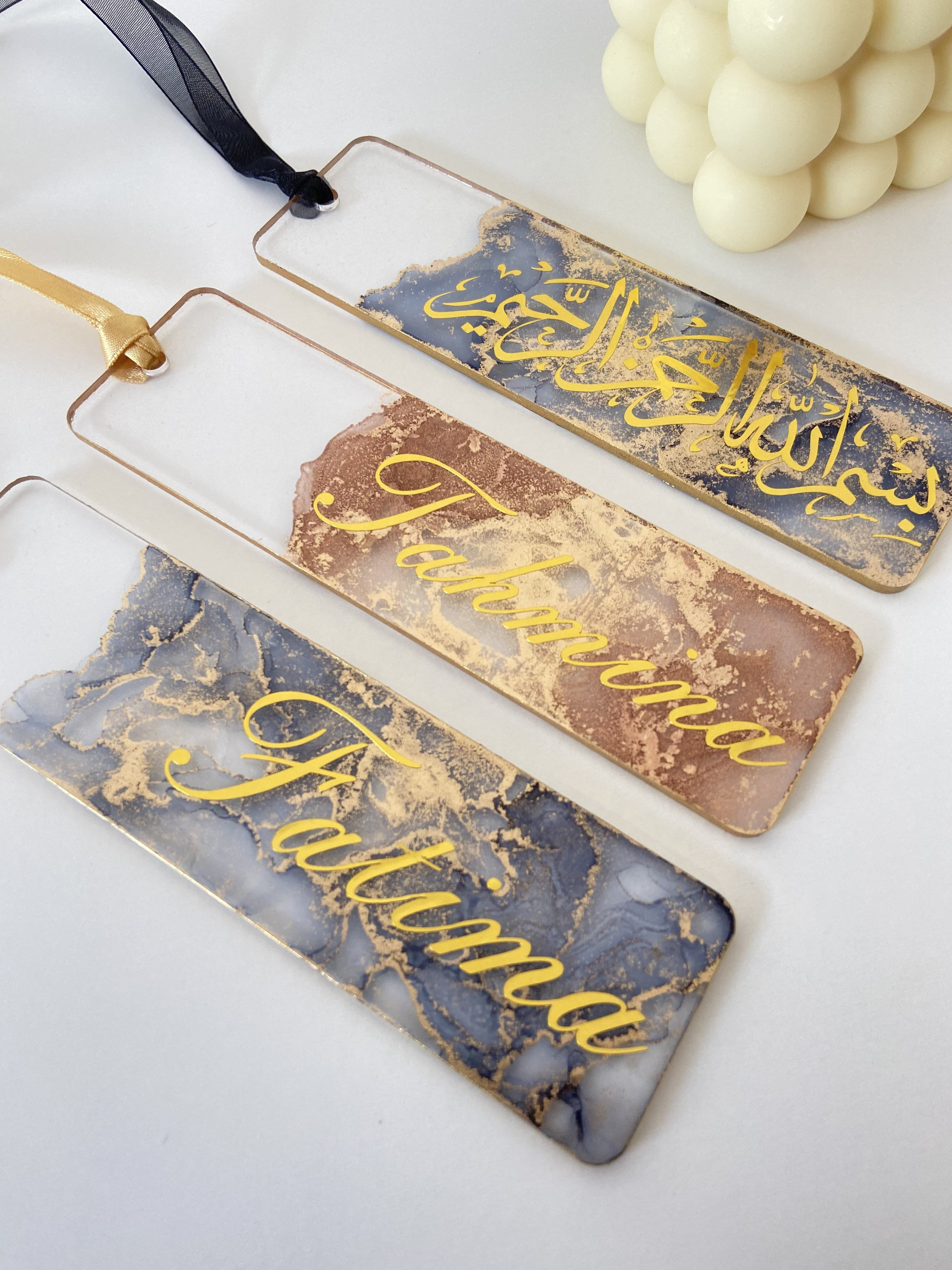 Personalised Acrylic Bookmarks Eid Gift Handmade Etsy