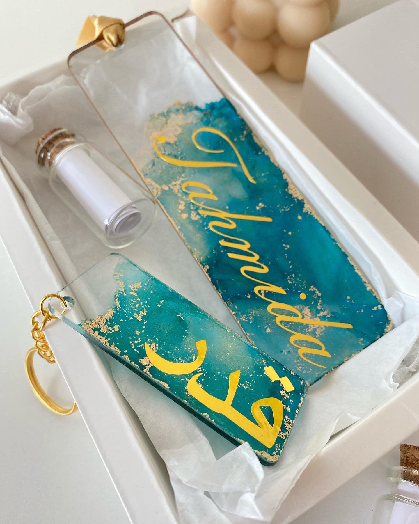 Personalised Acrylic Bookmarks Eid Gift Handmade Etsy