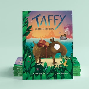 Taffy en het Tapirfeestje - prentenboek voor kinderen - gebonden