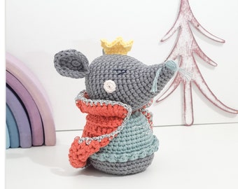 The Mouse King - Crochet pattern - one of the Nutcracker dolls