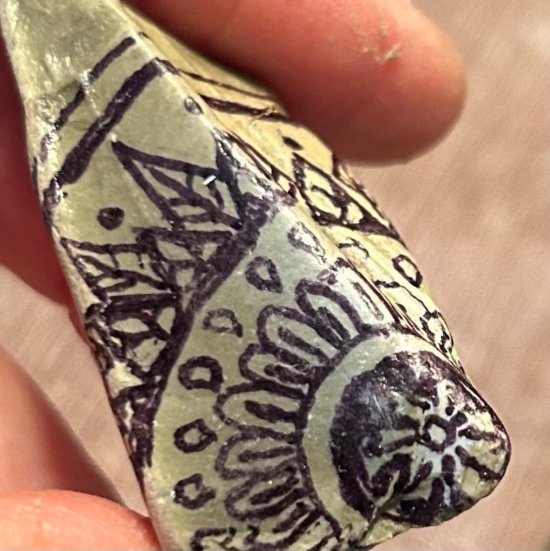 Triangular Painted Rocks Hand-painted Mandala Rock Art: Whimsical Zen Garden Decor, Set of 4 - Etsy