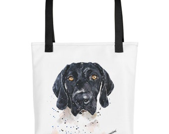 CafePress German Shorthaired Pointer Tote Bag - Natural Canvas Reusable Shopping Bag - View #5