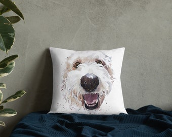 Goldendoodle 2 Premium Pillow/Cushion