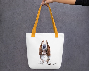 Basset Hound Tote tas