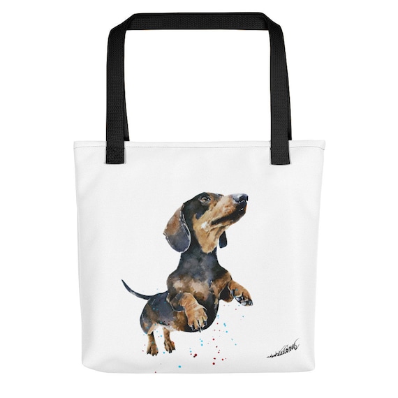Dachshund Tote Bag - Tan Dachshund Tote Bag - Tan