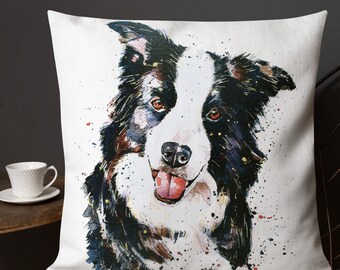 Border Collie Premium Pillow/Cushion
