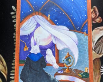 arte originale della sala comune di Corvonero / Harry Potter / Hp / arte / arte della parete / arredamento / bambini / regalo / pittura