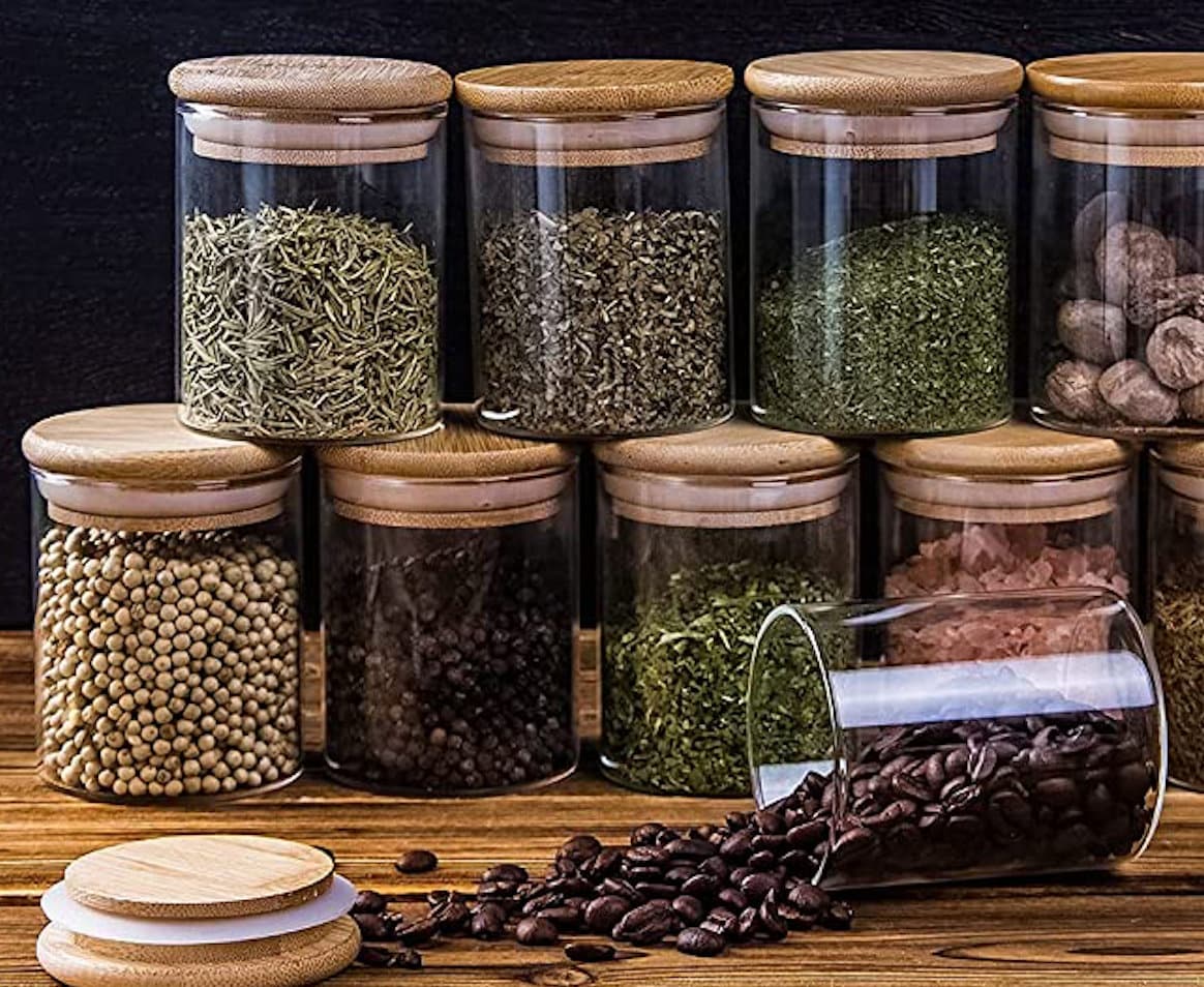 Black Bamboo Spice Jars – Savvy & Sorted