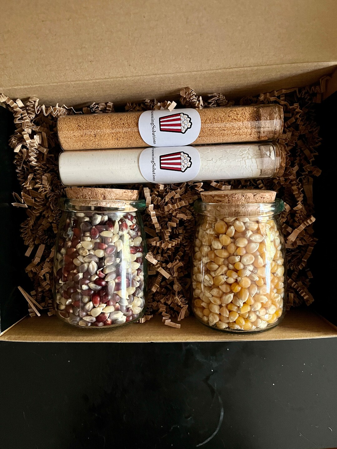 Popcorn Bliss Box, Popcorn Lovers Gourmet Seasoning, Popcorn Gift Etsy