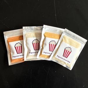 Gourmet Popcorn Seasoning, 18 Different Popcorn Seasonings