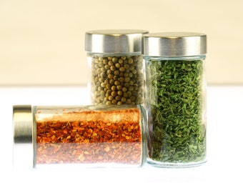 Glass Spice Jar