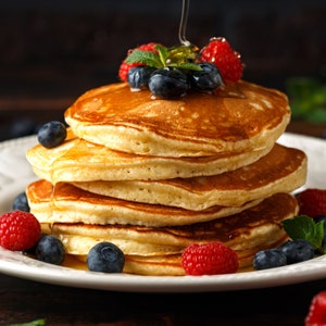 Farmhouse Pancake Mix, Homestyle Pancakes, Breakfast Food