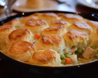 Chicken Biscuit Stew Kit, Comfort Food, Serves 4-6