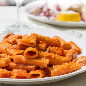 Tomato Basil Rigatoni Italiano, Italian Pasta Meal