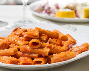 Rigatoni Al Pomodoro E Basilico, KIT Cena, Pasto di 15 Minuti