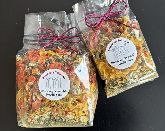 Rosemary Vegetable Noodle Soup