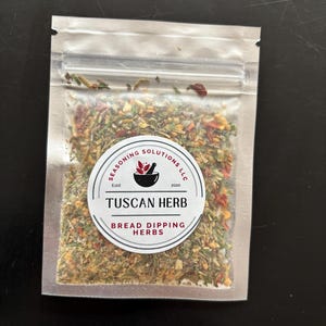 Olive Oil Bread Dipping Herb Gift Set, Italian Seasoning image 8