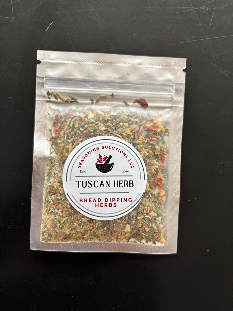 Olive Oil Bread Dipping Herb Gift Set, Italian Seasoning image 8