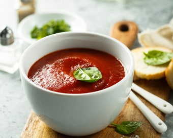 Garden Tomato & Basil Bisque Soup