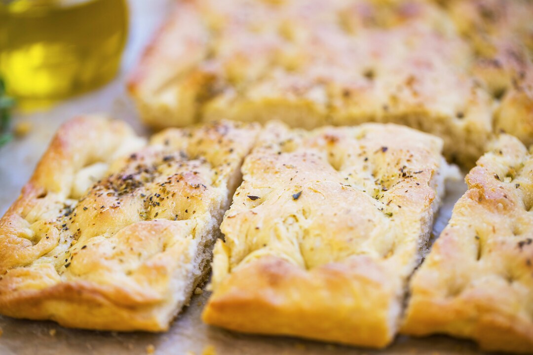 Parmesan & Herb Focaccia Bread Mix, No Knead Italian Bread, Homemade